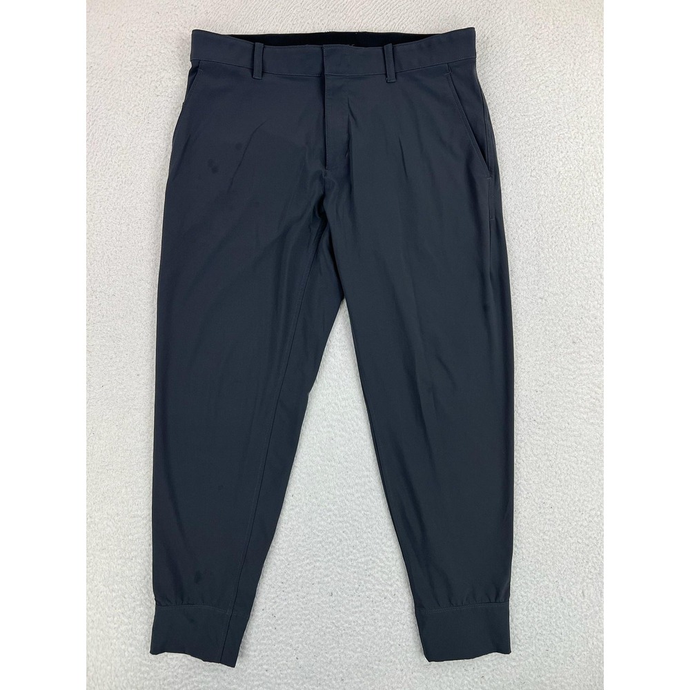 Nike Jogger Pants Mens 34x28 Gray Stretch Golf Zip Hem Woven Tapered FD5717-070